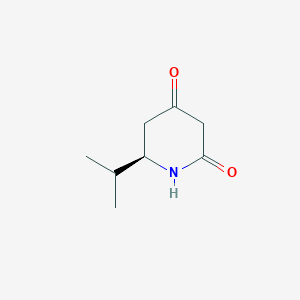 (6R)-6-(Propan-2-yl)piperidine-2,4-dione