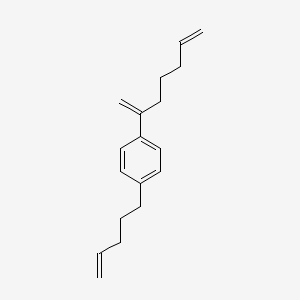 1-(Hepta-1,6-dien-2-YL)-4-(pent-4-EN-1-YL)benzene