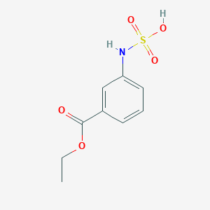 Benzoic acid, 3-(sulfoamino)-, 1-ethyl ester