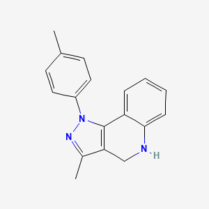 3-Methyl-1-(4-methylphenyl)-2,4-dihydro-1H-pyrazolo[4,3-c]quinoline