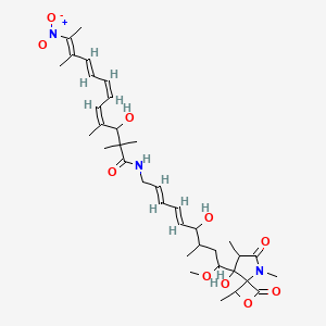 molecular formula C36H53N3O10 B1251962 Lajollamycin 