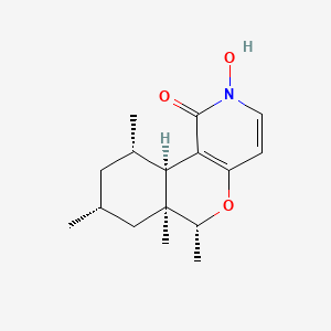 (6R,6As,8R,10S,10aR)-2-hydroxy-6,6a,8,10-tetramethyl-6,7,8,9,10,10a-hexahydroisochromeno[4,3-c]pyridin-1-one