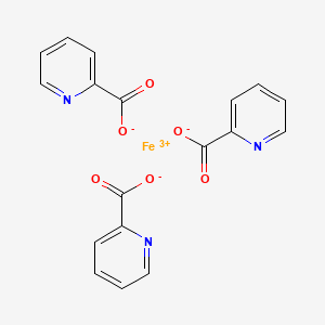 molecular formula C18H12FeN3O6 B1251965 Ferric picolinate CAS No. 30379-87-4