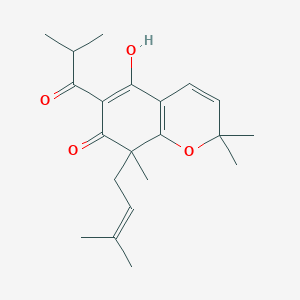 molecular formula C21H28O4 B1251979 Hyperguinone B 