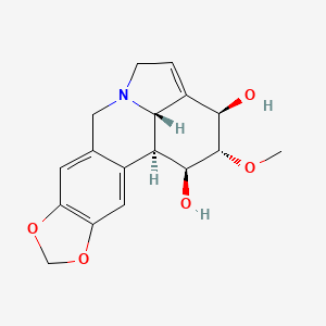 molecular formula C17H19NO5 B1251982 Ungiminorine 