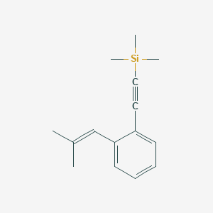 Trimethyl{[2-(2-methylprop-1-en-1-yl)phenyl]ethynyl}silane