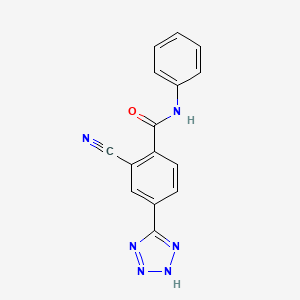 2-cyano-N-phenyl-4-(2H-tetrazol-5-yl)benzamide