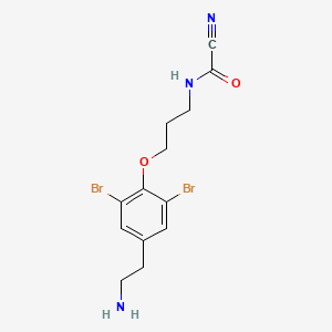 molecular formula C13H15Br2N3O2 B1251987 Ceratinamine 