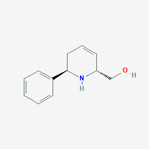 [(2R,6R)-6-Phenyl-1,2,5,6-tetrahydropyridin-2-yl]methanol