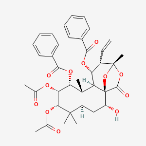 molecular formula C38H42O12 B1251990 Staminolactone B 