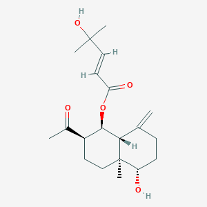 molecular formula C20H30O5 B1251993 Eunicea sesquiterpenoid 5 