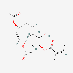 molecular formula C22H28O7 B1251999 Eupatocunin 