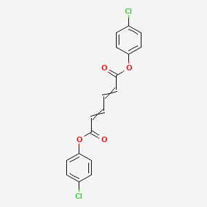 Bis(4-chlorophenyl) hexa-2,4-dienedioate