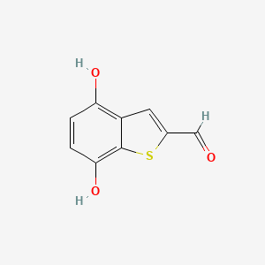 4,7-Dihydroxy-1-benzothiophene-2-carbaldehyde