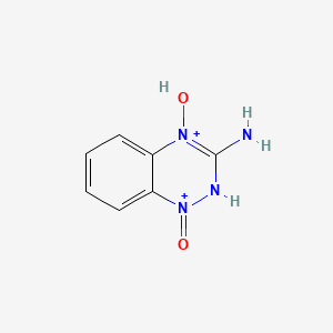 4-hydroxy-1-oxo-2H-1,2,4-benzotriazine-1,4-diium-3-amine