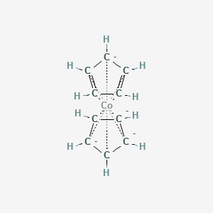 molecular formula C10H10Co-6 B1252007 二(η5-2,4-环戊二烯-1-基)钴 