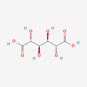 molecular formula C6H10O8 B1252008 L-甘露酸 