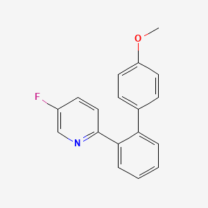 5-Fluoro-2-(4'-methoxy-[1,1'-biphenyl]-2-yl)pyridine