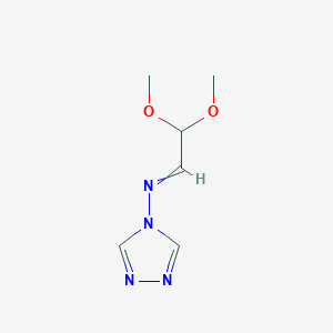 2,2-Dimethoxy-N-(4H-1,2,4-triazol-4-yl)ethan-1-imine