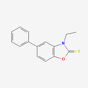 3-Ethyl-5-phenyl-1,3-benzoxazole-2(3H)-thione