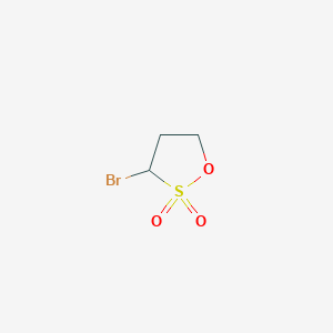 molecular formula C3H5BrO3S B12520194 3-Bromo-1,2lambda~6~-oxathiolane-2,2-dione CAS No. 652143-74-3