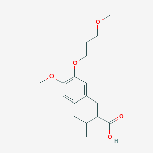 2-[4-Methoxy-3-(3-methoxypropoxy)-benzyl]-3-methylbutanoic acid