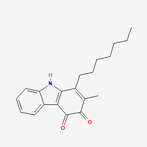 molecular formula C20H23NO2 B1252028 Carbazoquinocin C 