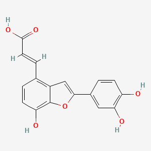 molecular formula C17H12O6 B1252031 Tournefolic acid A 