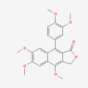 molecular formula C23H22O7 B1252037 Cilinaphthalide B 