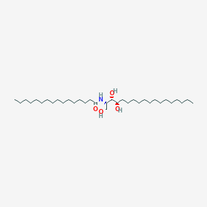 molecular formula C34H69NO4 B1252038 N-十六烷酰植物鞘氨醇 CAS No. 111149-09-8