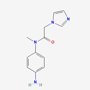 N-(4-Aminophenyl)-2-(1H-imidazol-1-yl)-N-methylacetamide