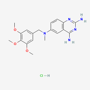 N6-Methyl-N6-(3,4,5-trimethoxybenzyl)quinazoline-2,4,6-triamine hydrochloride