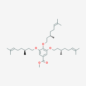 methyl 3,4,5-tris[(3S)-3,7-dimethyloct-6-enoxy]benzoate