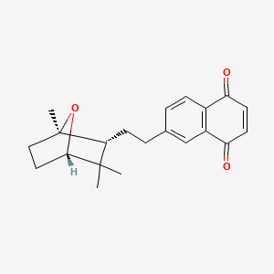 molecular formula C21H24O3 B1252052 Cordiaquinone J 