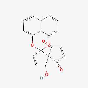 molecular formula C19H12O5 B1252053 spiro-Mamakone A 