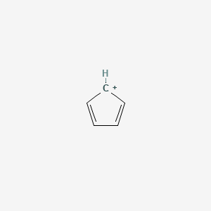 molecular formula C5H5+ B1252059 Cyclopentadienylium 