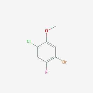 molecular formula C7H5BrClFO B125206 5-溴-2-氯-4-氟苯甲醚 CAS No. 146447-18-9