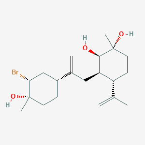 molecular formula C20H33BrO3 B1252063 Prevezol C 