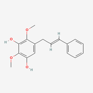 molecular formula C17H18O4 B1252066 Macharistol 