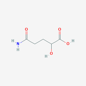 molecular formula C5H9NO4 B1252068 2-Hydroxyglutaramic acid 