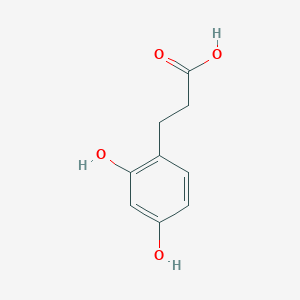molecular formula C9H10O4 B125207 3-(2,4-Dihydroxyphenyl)propanoic acid CAS No. 5631-68-5