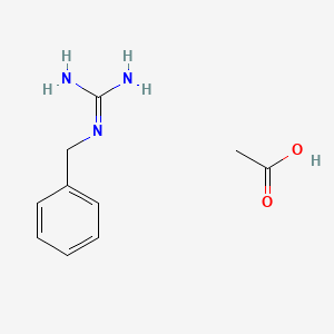 B1252077 N-Benzylguanidinium acetate CAS No. 117053-38-0