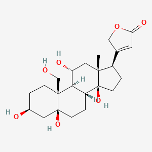 molecular formula C23H34O7 B1252082 Sarmentologenin 