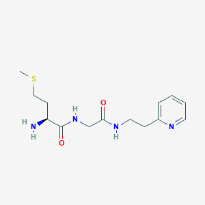 L-Methionyl-N-[2-(pyridin-2-yl)ethyl]glycinamide