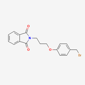 2-{3-[4-(Bromomethyl)phenoxy]propyl}-1H-isoindole-1,3(2H)-dione