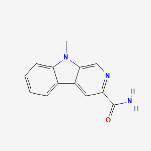 9-Methyl-9H-beta-carboline-3-carboxamide