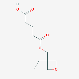 5-[(3-Ethyloxetan-3-yl)methoxy]-5-oxopentanoic acid