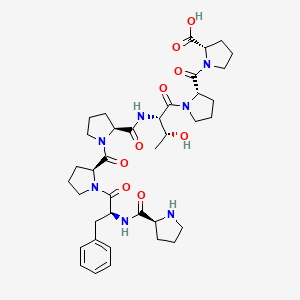 L-Prolyl-L-phenylalanyl-L-prolyl-L-prolyl-L-threonyl-L-prolyl-L-proline