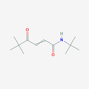 N-tert-butyl-5,5-dimethyl-4-oxohex-2-enamide