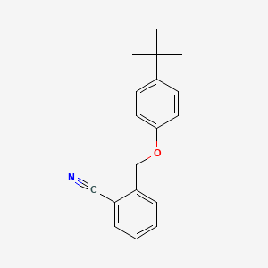 2-[(4-tert-Butylphenoxy)methyl]benzonitrile